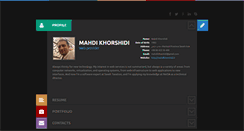 Desktop Screenshot of mahdikhorshidi.ir